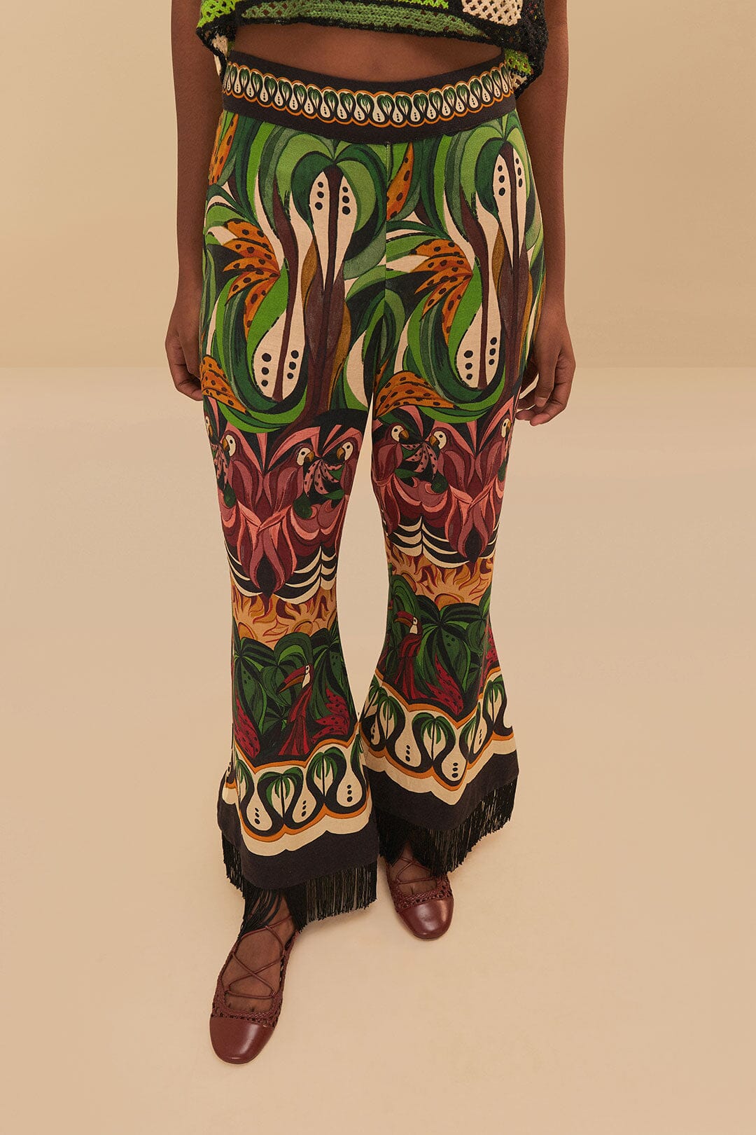 Flujo de cocoteros verdes Pantalones LENZING™ ECOVERO™ Euroflax™.