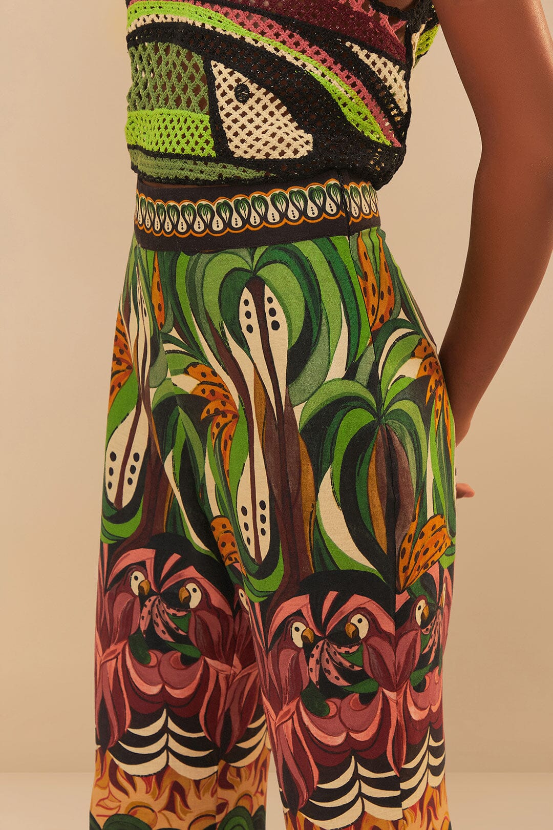 Flujo de cocoteros verdes Pantalones LENZING™ ECOVERO™ Euroflax™.