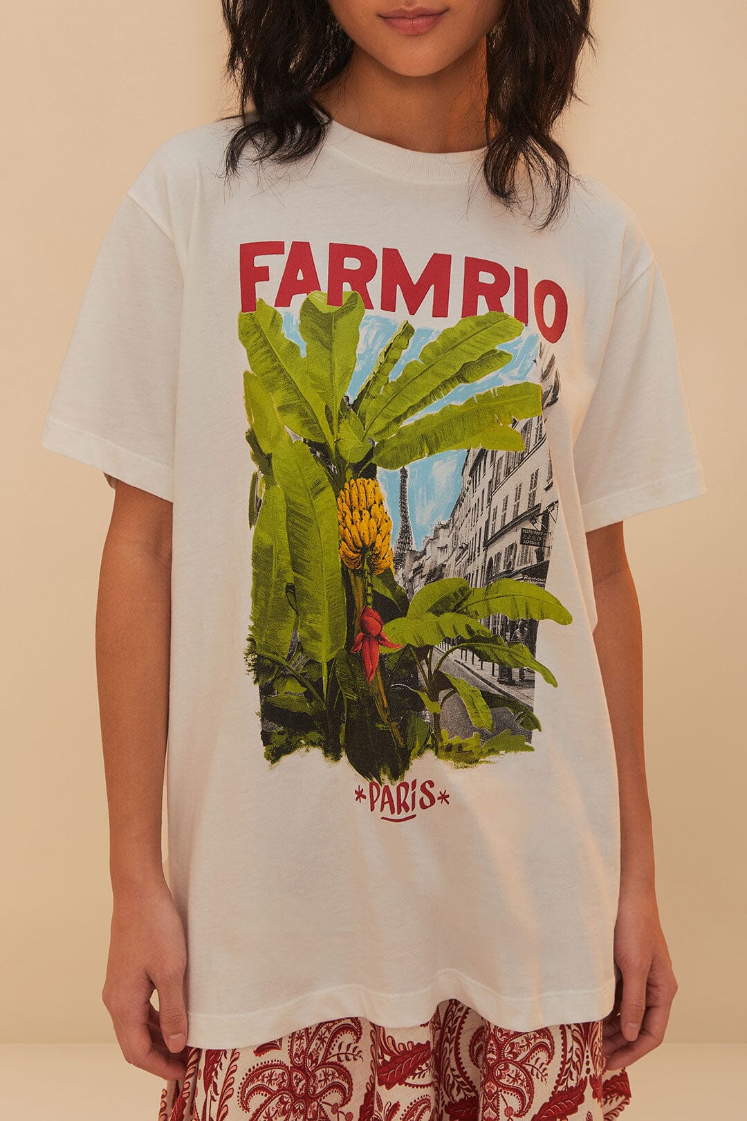 Camiseta relajada Off-White From Brasil To The World