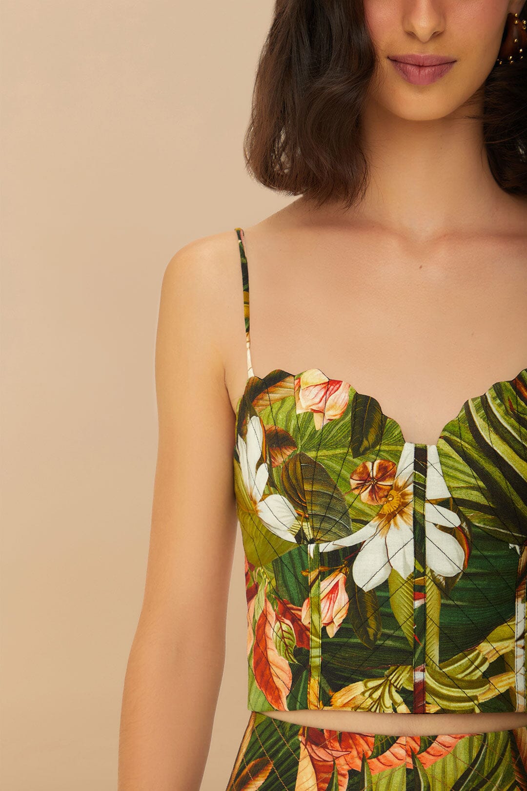 Crop Top Multicolor Bosque Botánico