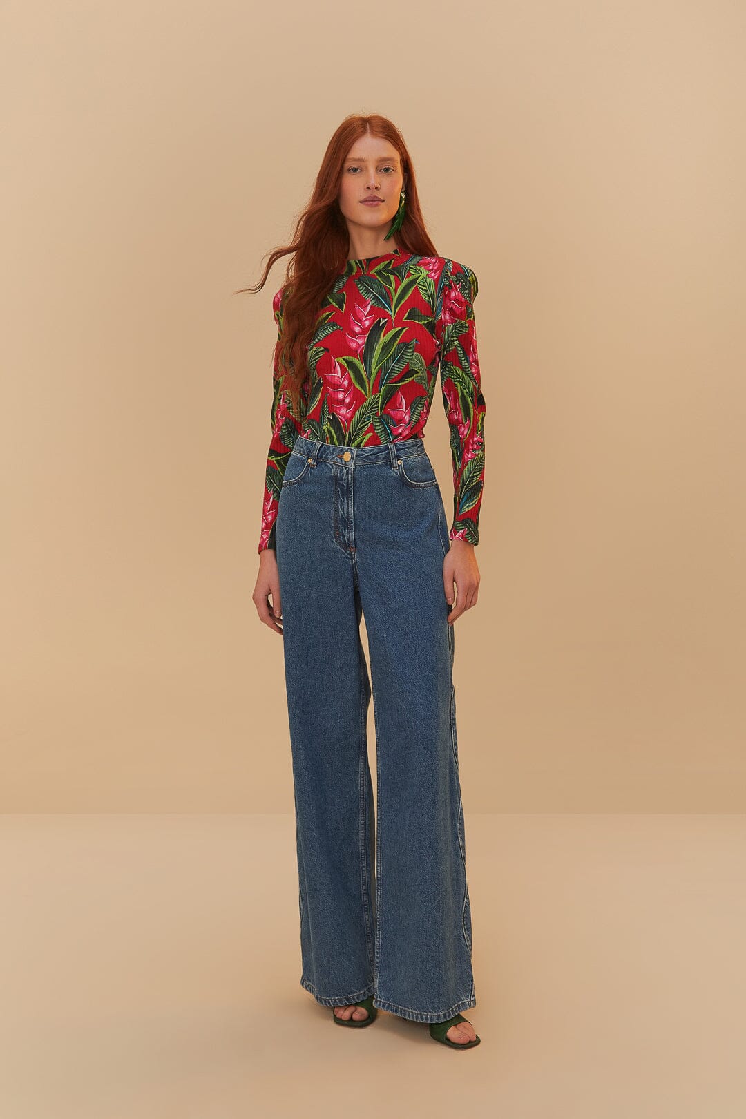 Pantalones vaqueros de cintura alta