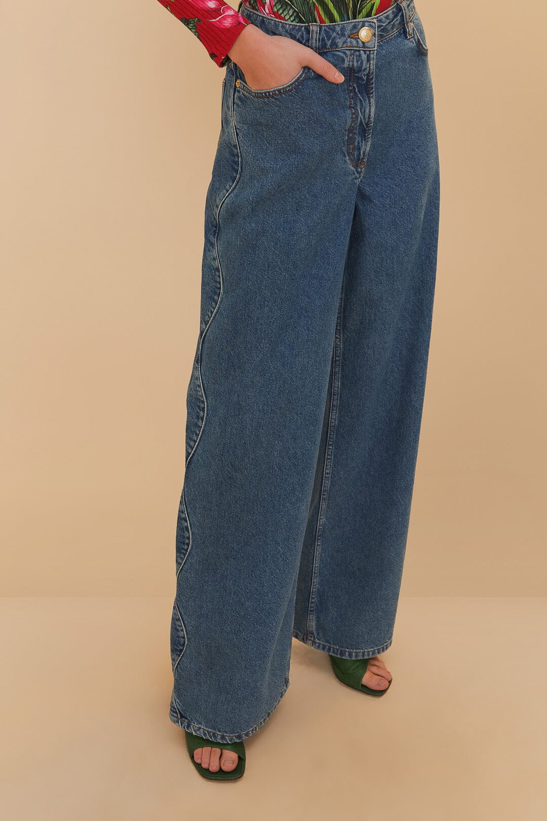 Pantalones vaqueros de cintura alta