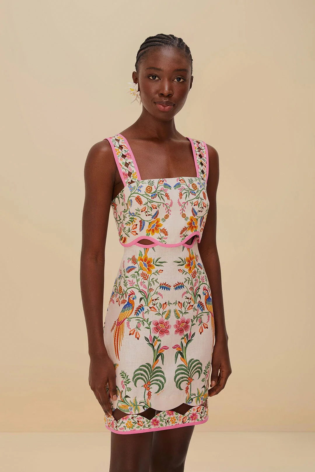 Minivestido de lino premium euroflax™