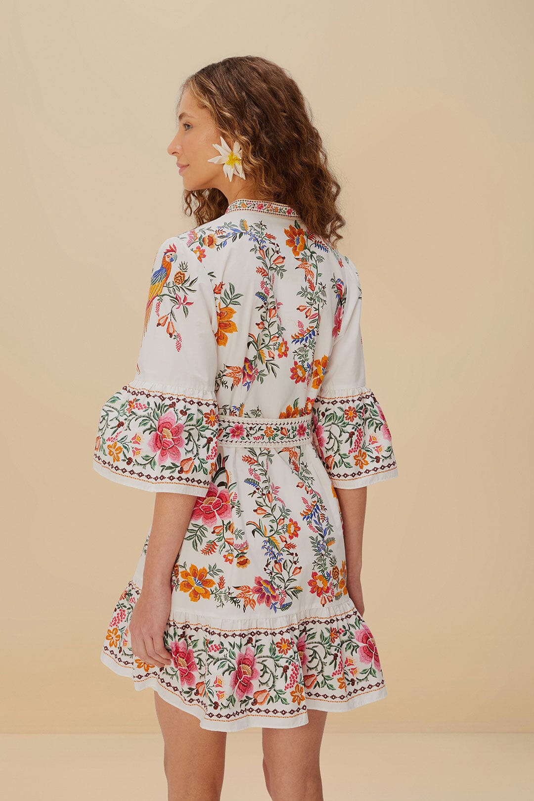 Minivestido de algodón orgánico