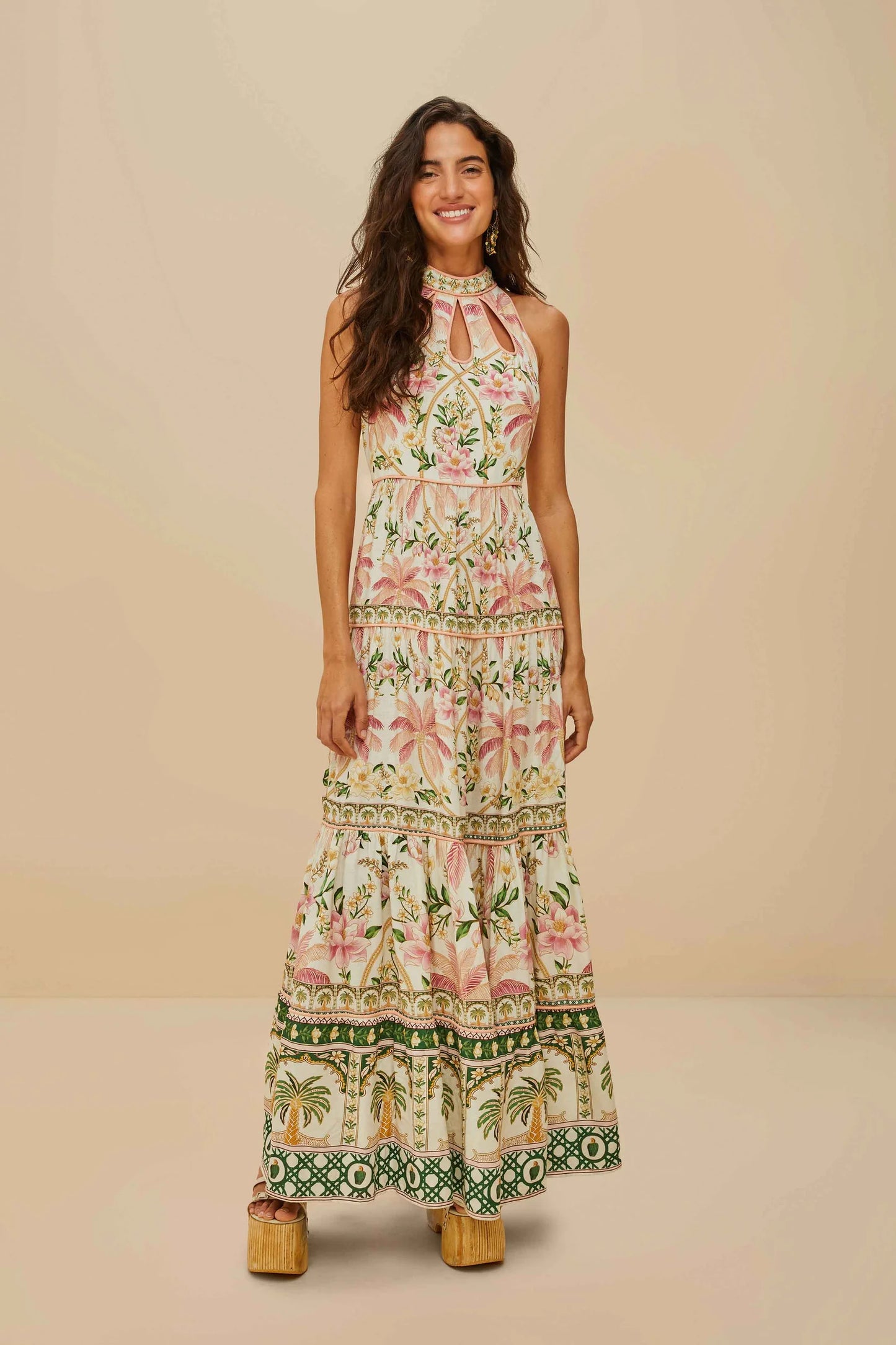 Maxi vestido Palm Dream lenzing™ ecovero™ euroflax™