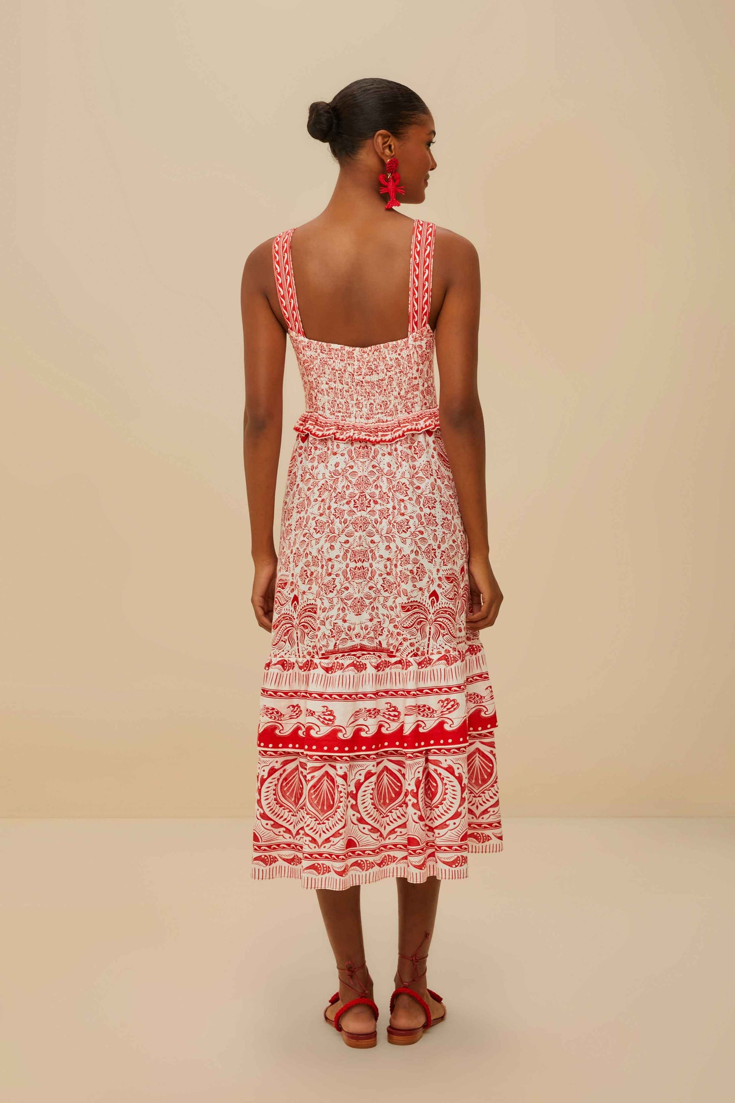 Red River Ride LENZING™ ECOVERO™ Euroflax™ Vestido Midi