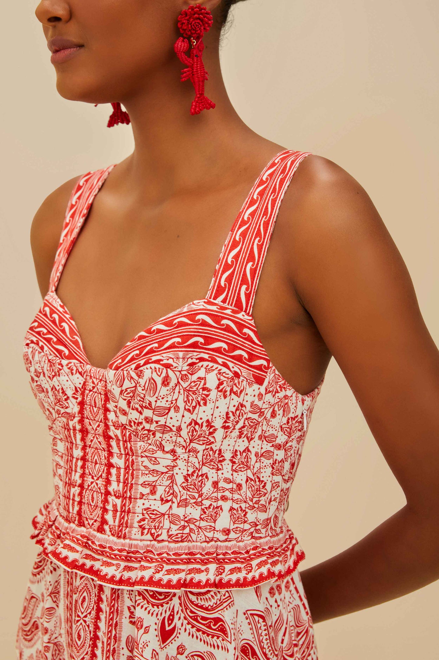 Red River Ride LENZING™ ECOVERO™ Euroflax™ Vestido Midi