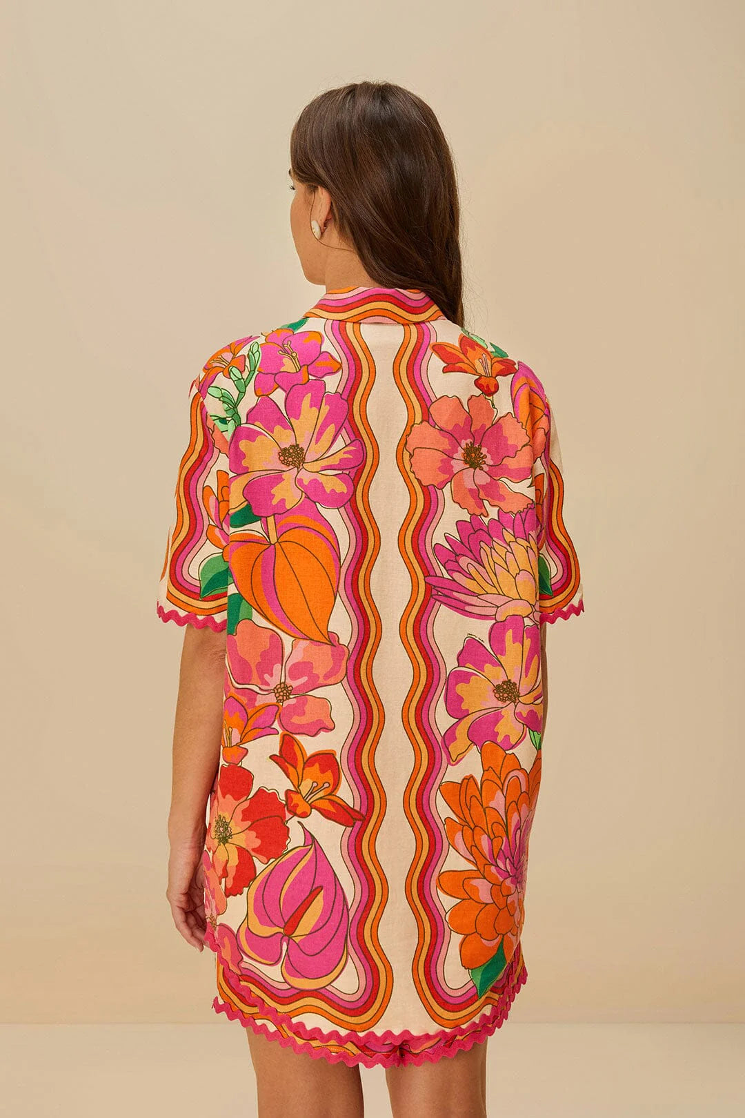 Camisa beige spring affair lenzing™ ecovero™ euroflax™.