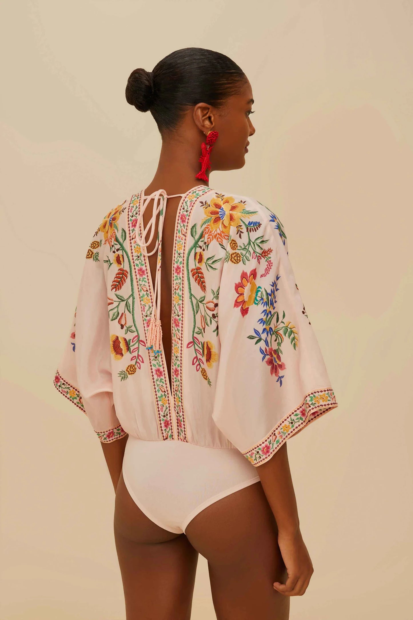 Body rosa bosque delicado