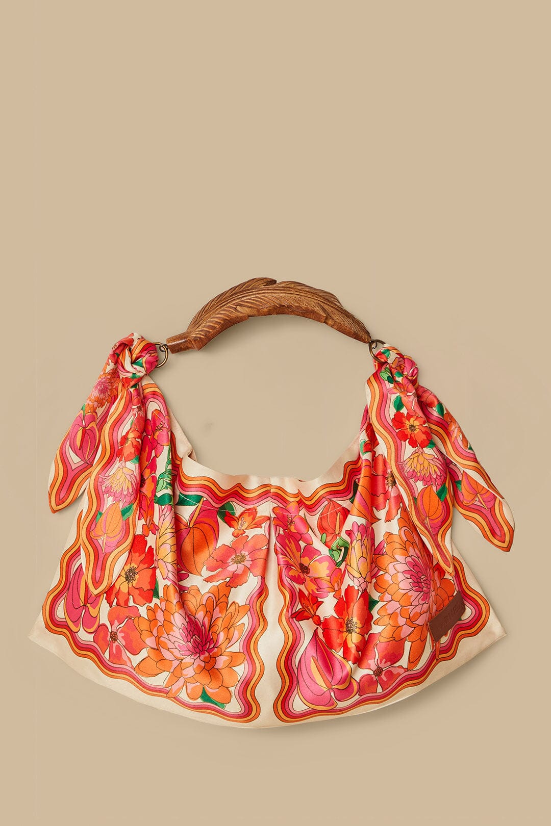Mini bolso de pañuelo estampado Spring Affair