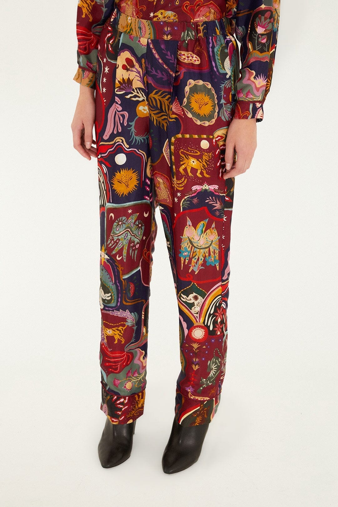 artsy surreal land multicolor pants