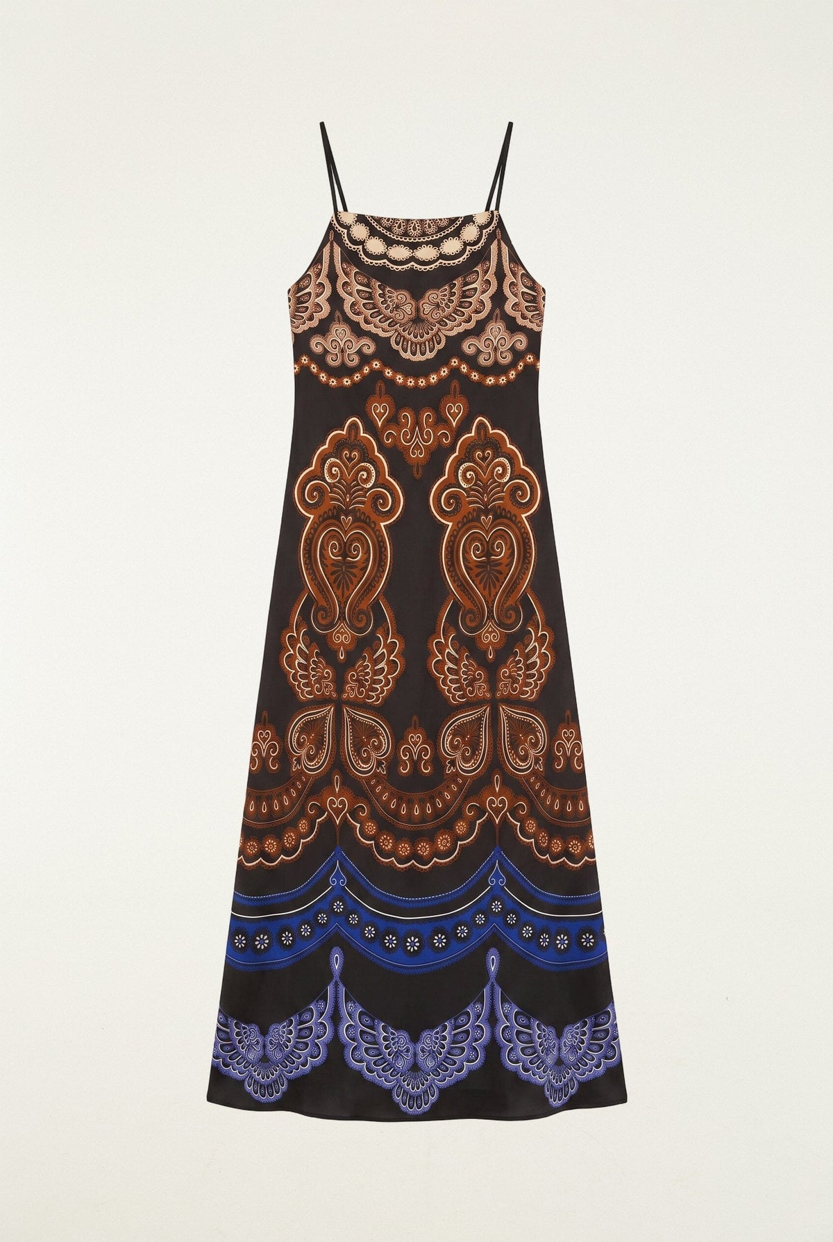 Maxi vestido lencero Nicole sin mangas
