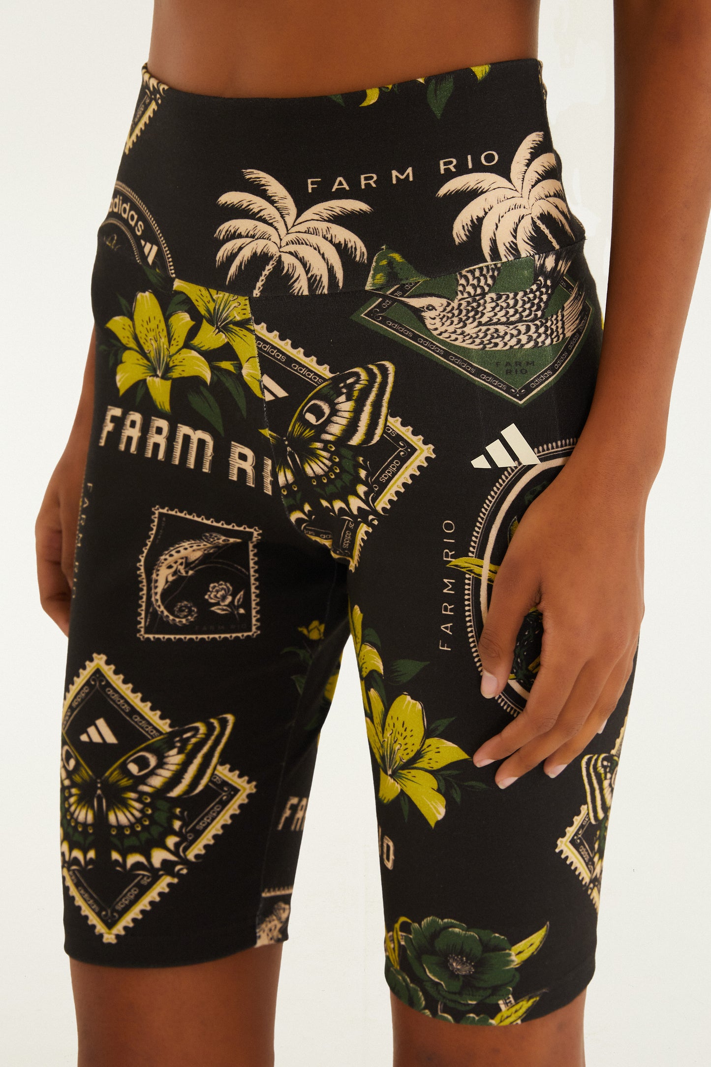 LABEL GARDEN BLACK ADIDAS BIKE SHORT