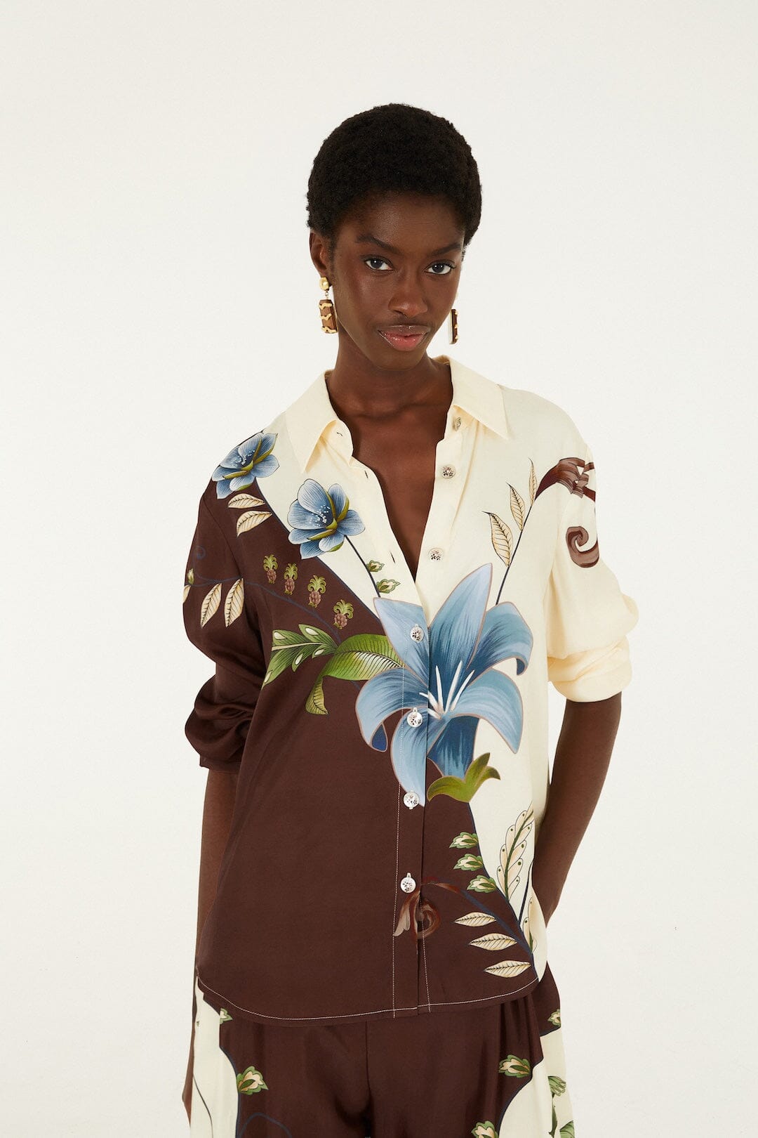Camisa Milena con Cuello y Botones