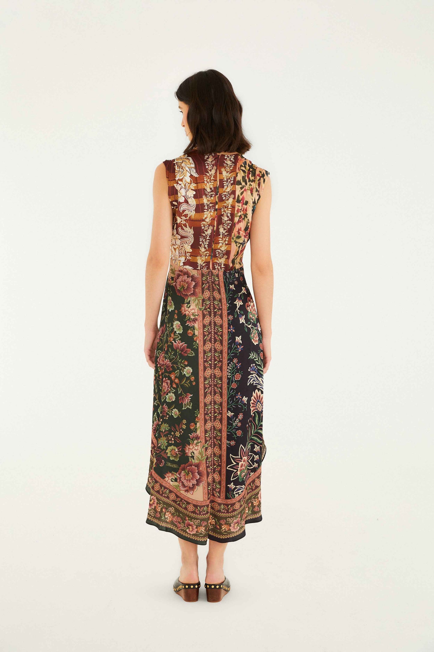 Maxivestido sin mangas Mixed Winter Garden Lenzing Ecovero Viscosa