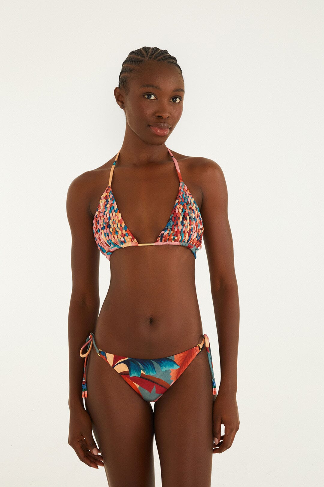Bikini Multicolor Atlantic Rain Forest con Lazos Laterales