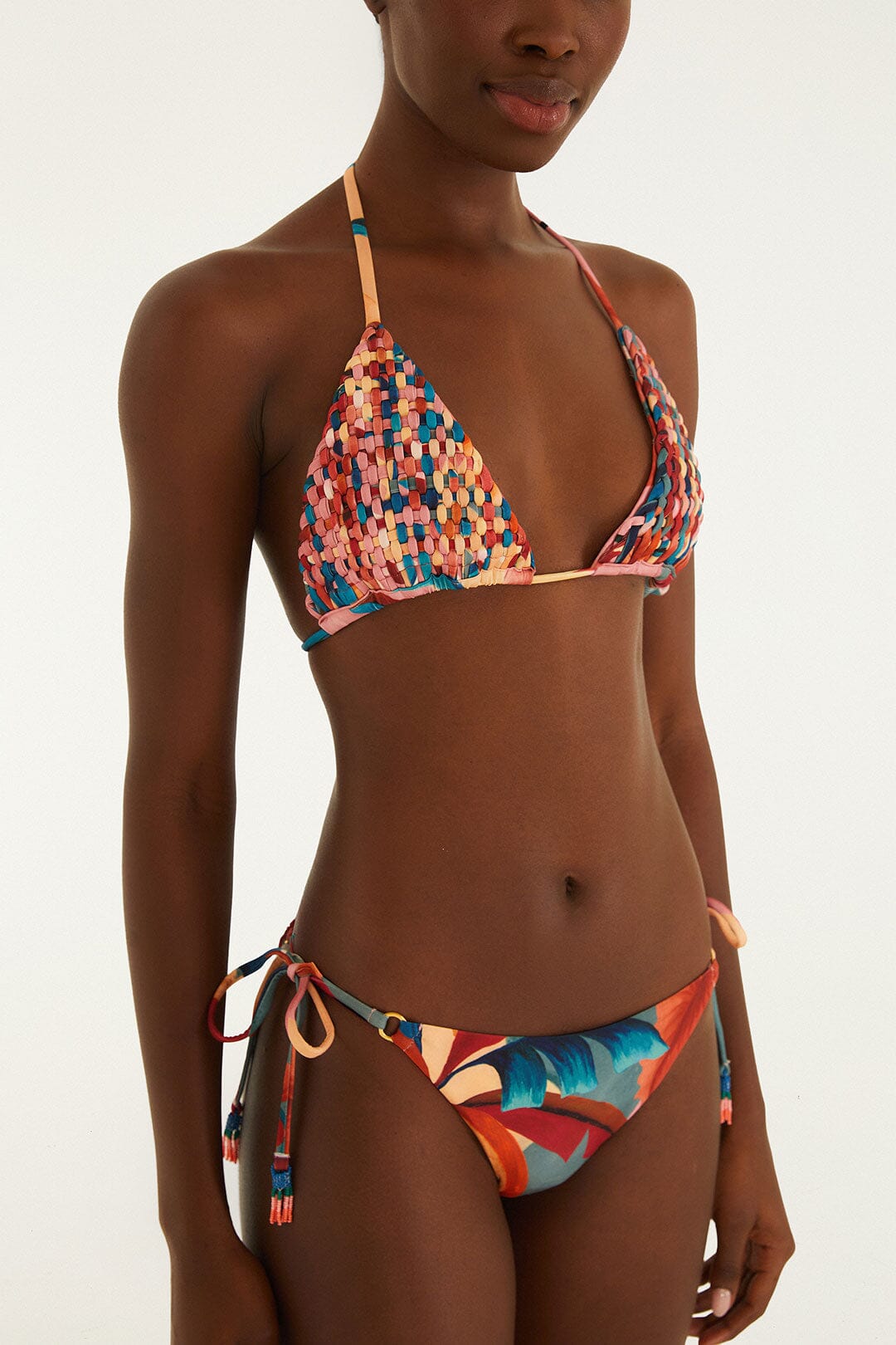 Bikini Multicolor Atlantic Rain Forest con Lazos Laterales