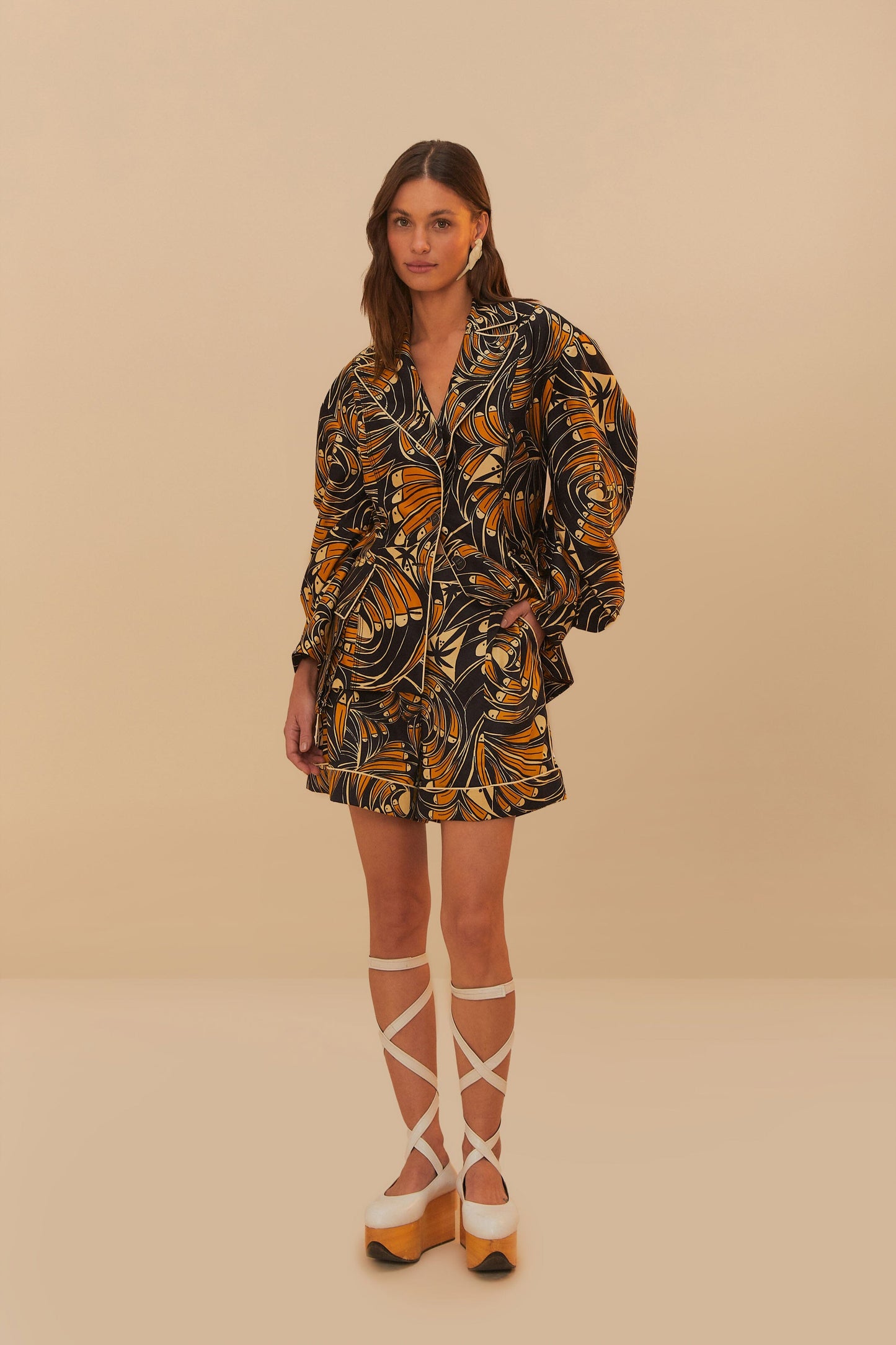 toucans spirals blazer