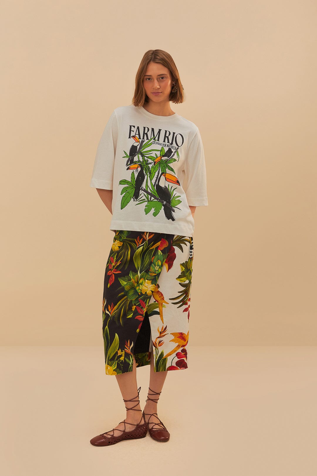 Camiseta Off-White Nature Lovers Toucans