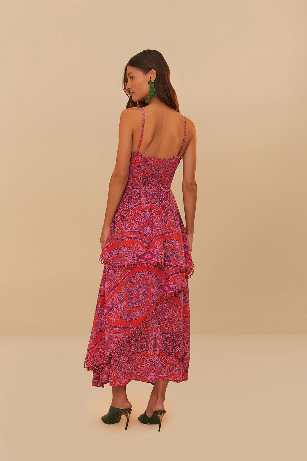 Maxi vestido de cachemira