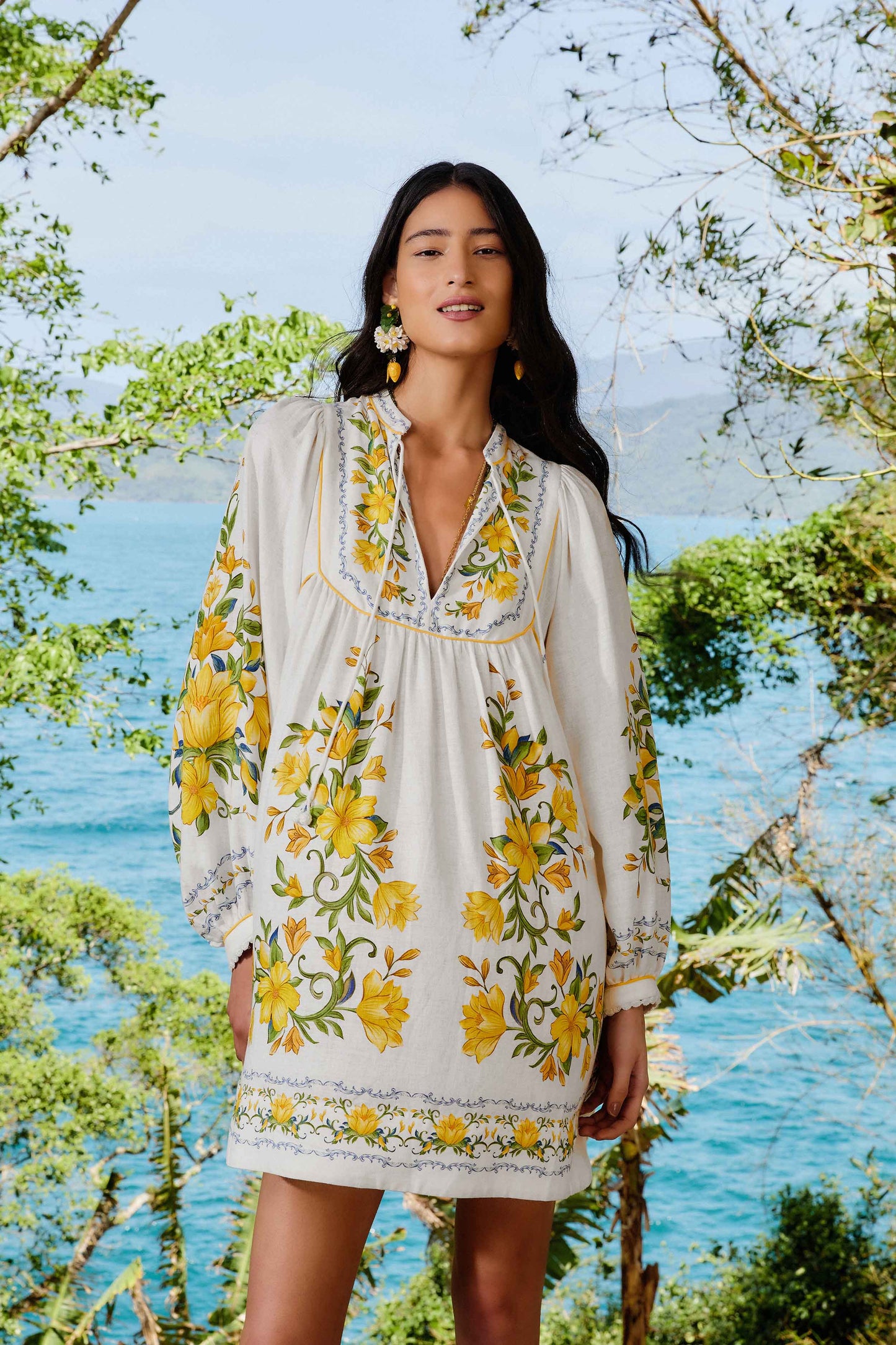 Mini Vestido Sicilia LENZING™ ECOVERO™ Euroflax™