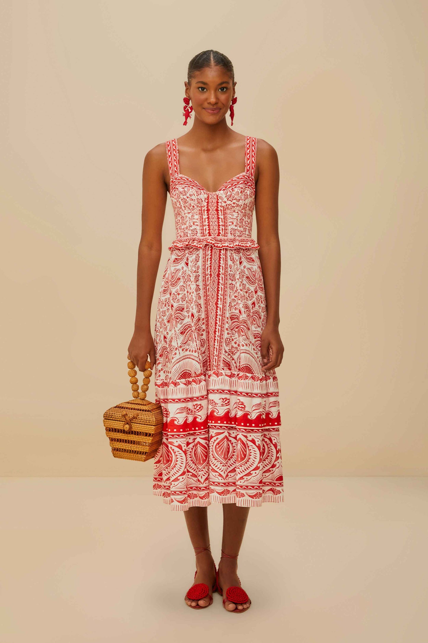 Red River Ride LENZING™ ECOVERO™ Euroflax™ Vestido Midi