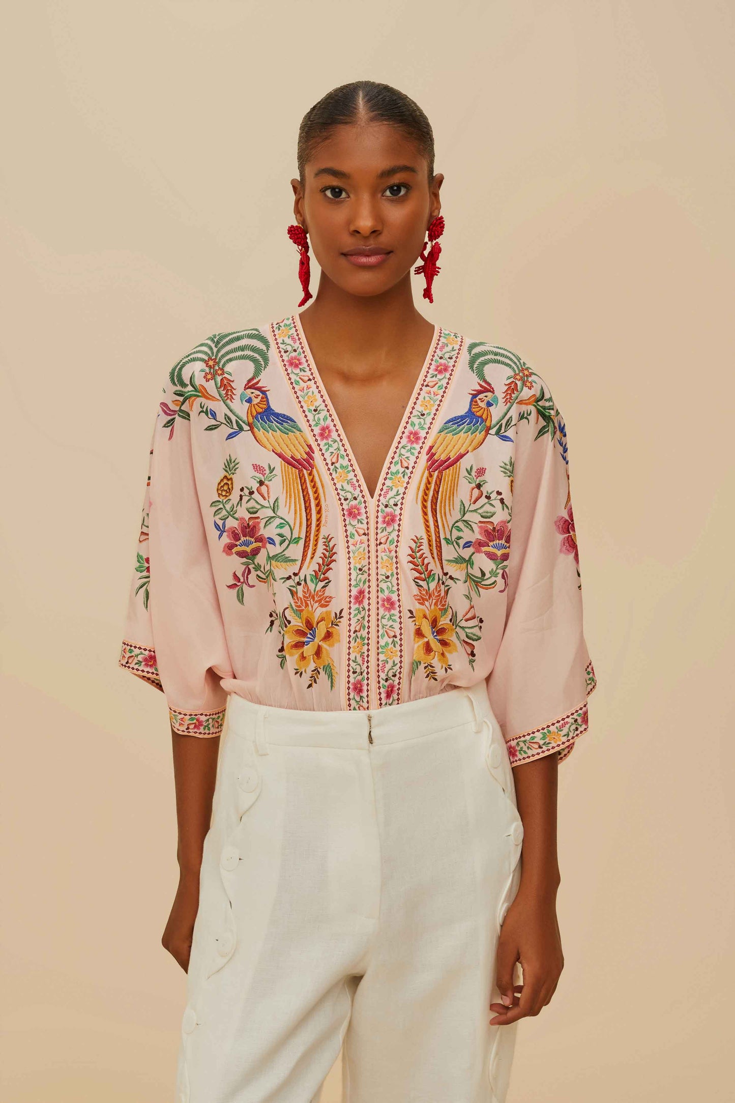 Pink Delicate Forest Bodysuit