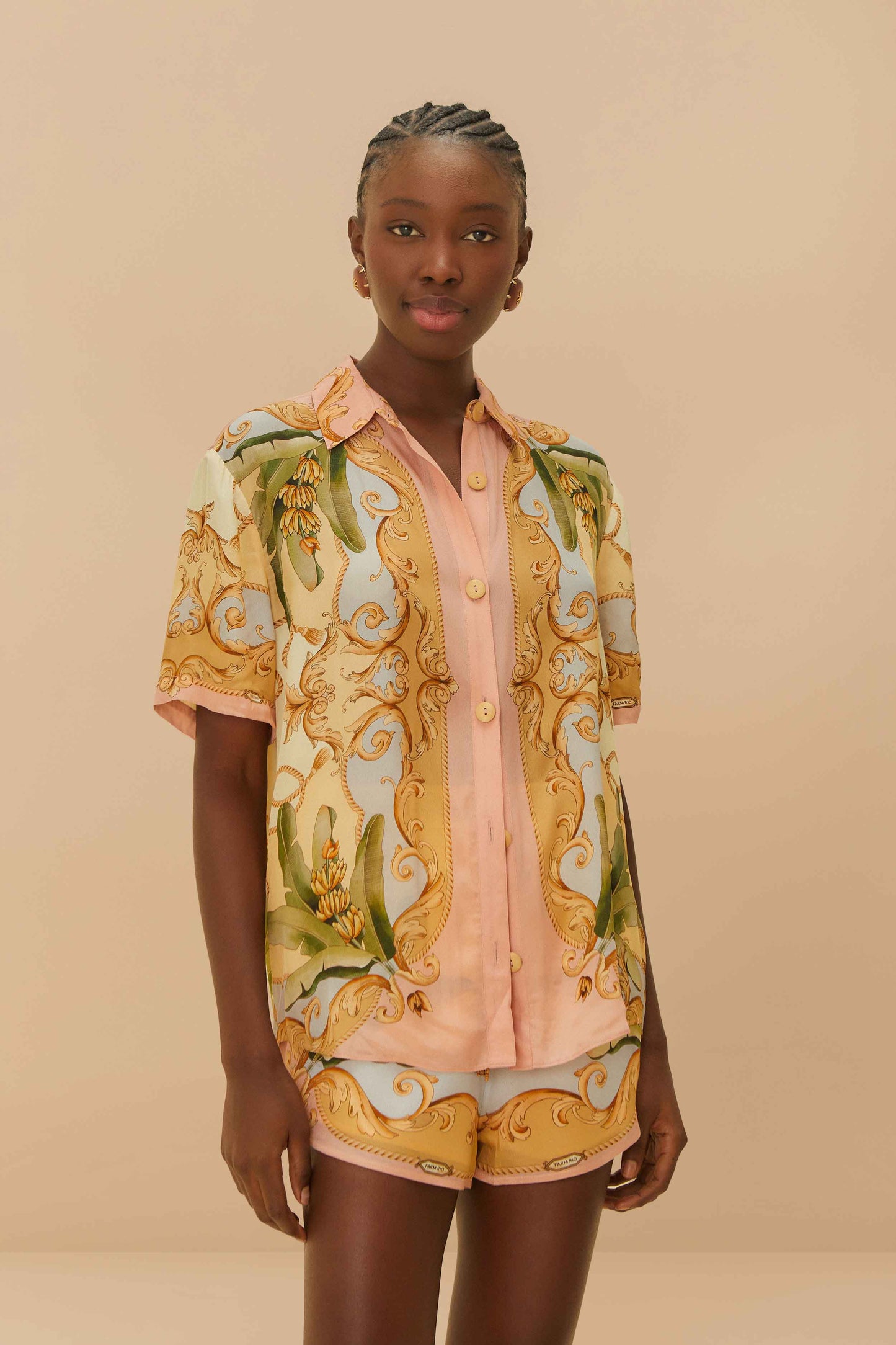 Camisa Caleidoscopio Banana Royalty Multicolor