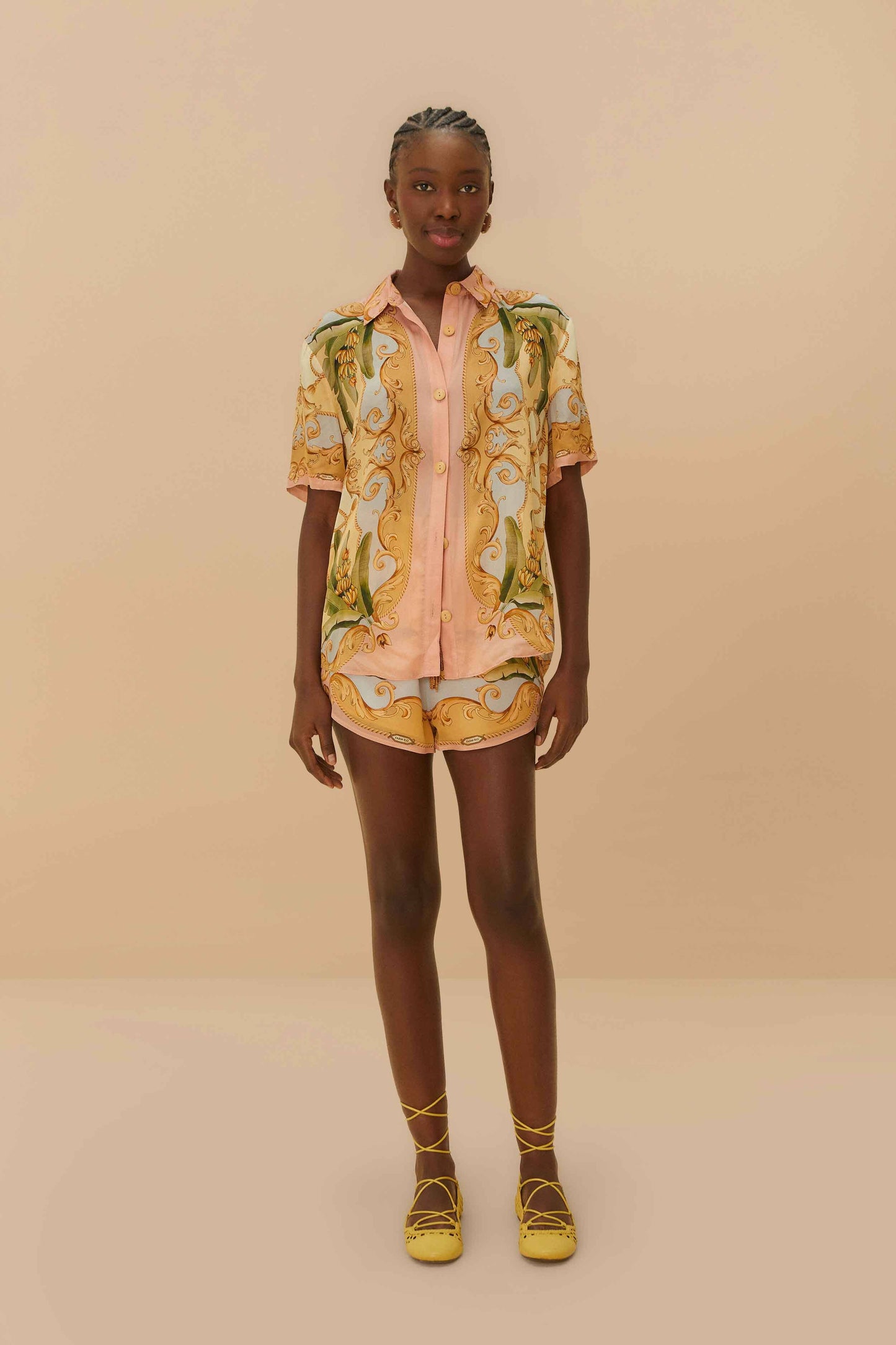Camisa Caleidoscopio Banana Royalty Multicolor