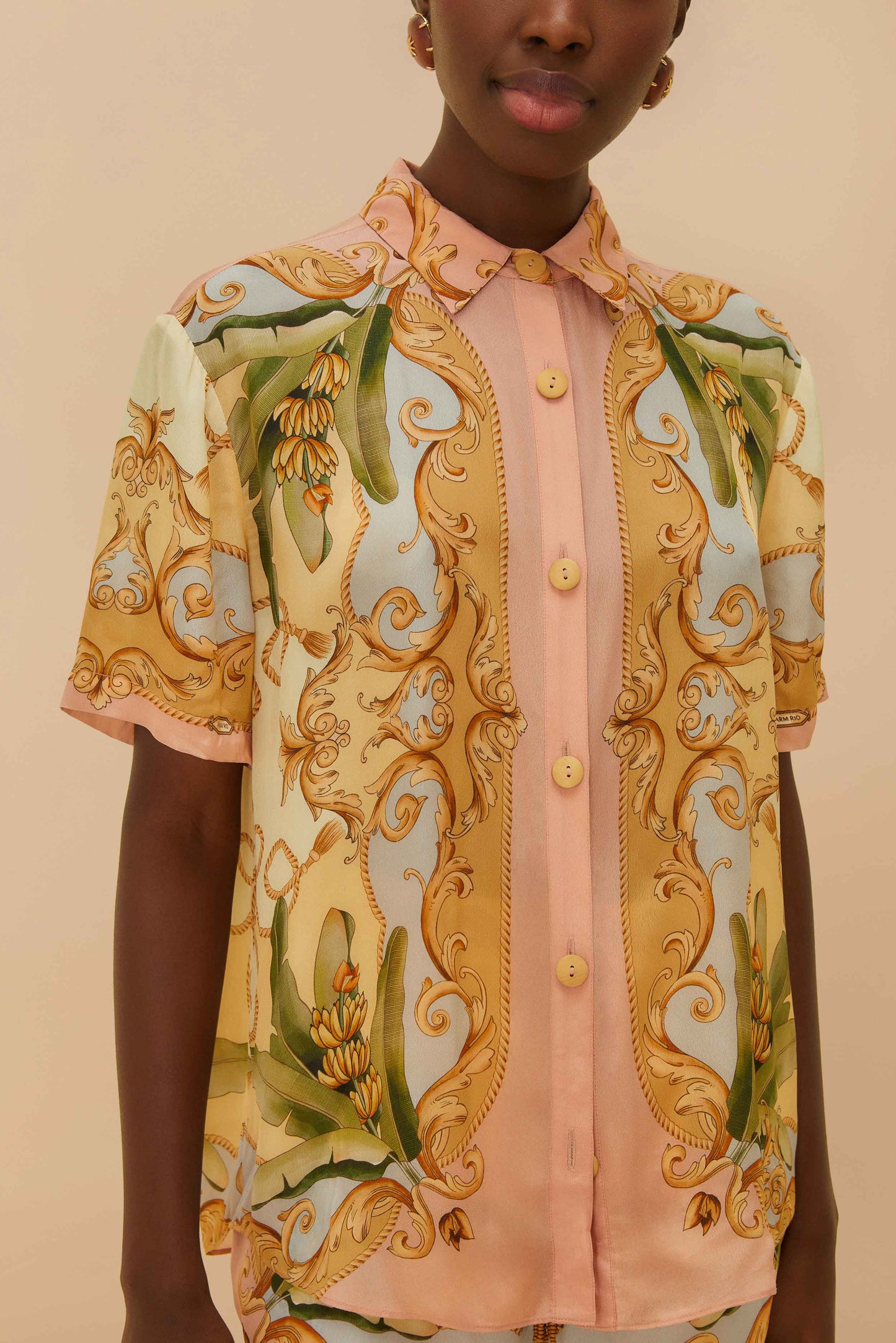 Camisa Caleidoscopio Banana Royalty Multicolor