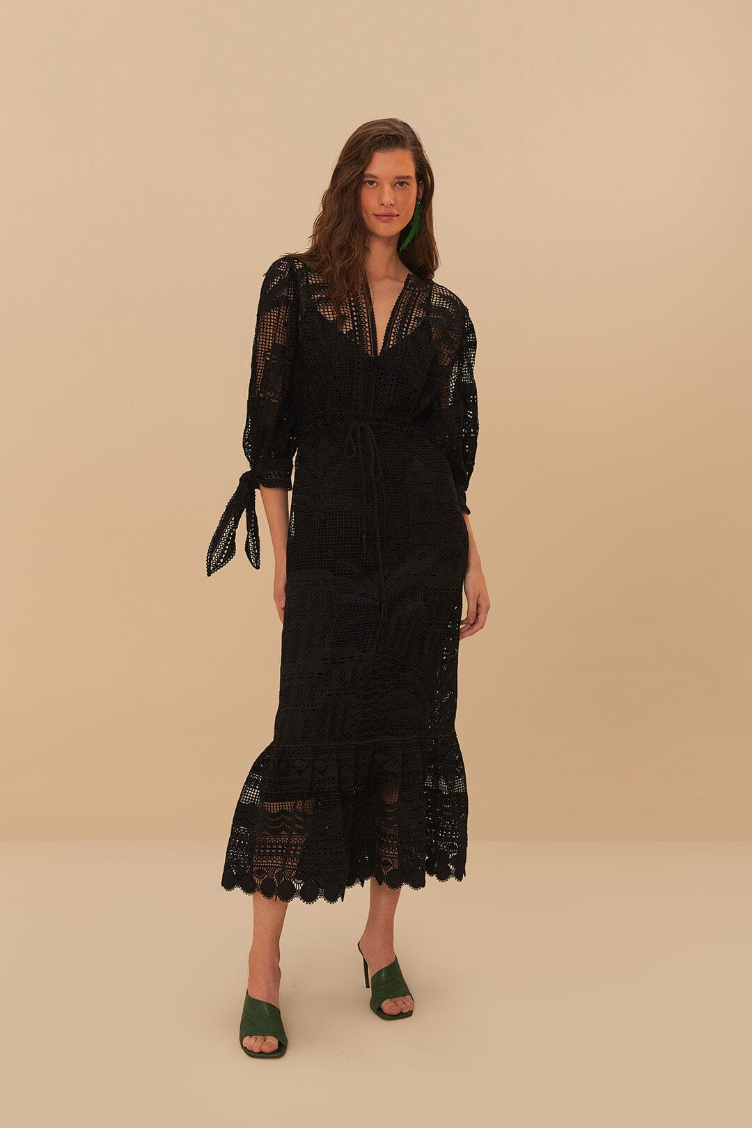 Maxi Vestido de guipure