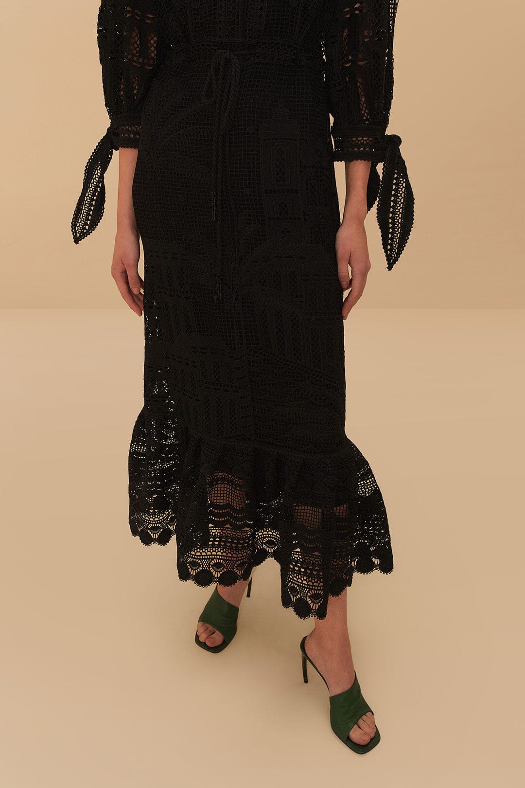 Maxi Vestido de guipure