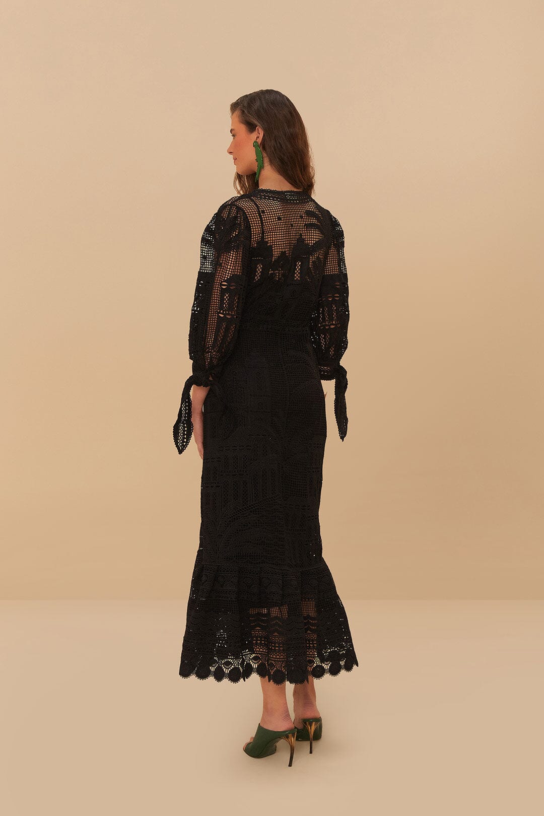 Maxi Vestido de guipure