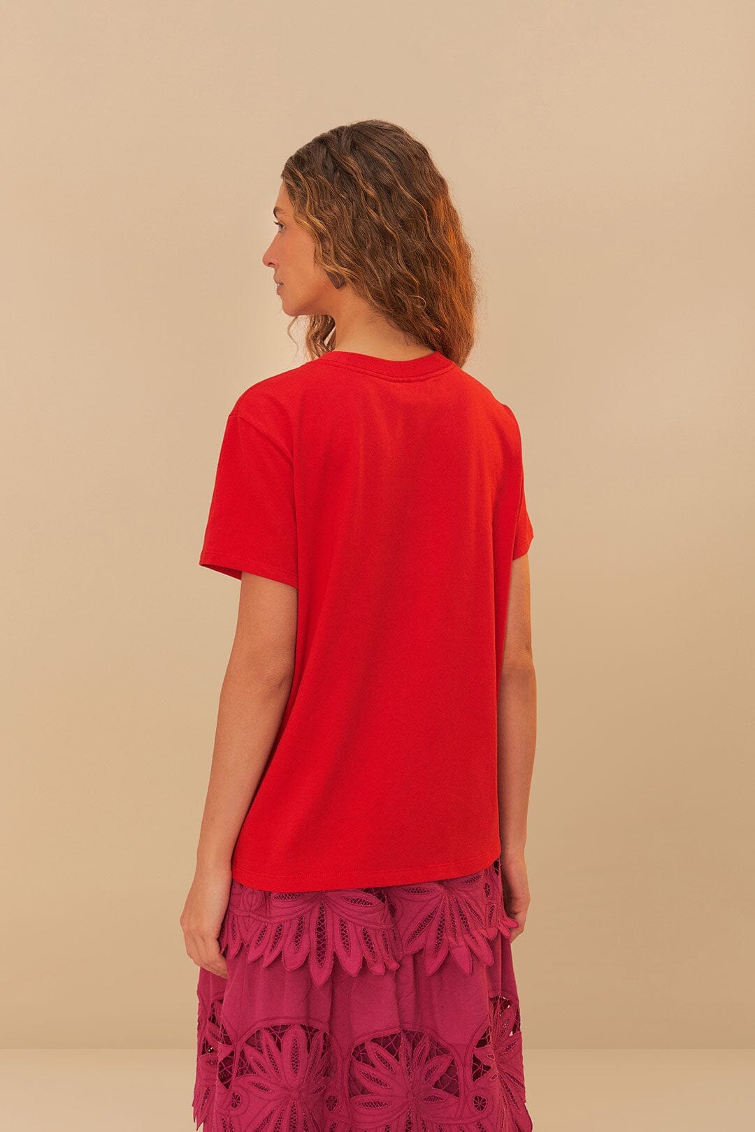 Playera Latina Roja
