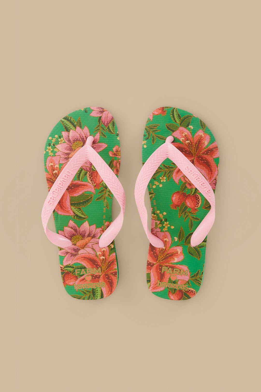 Havaianas de frutas verdes de verano