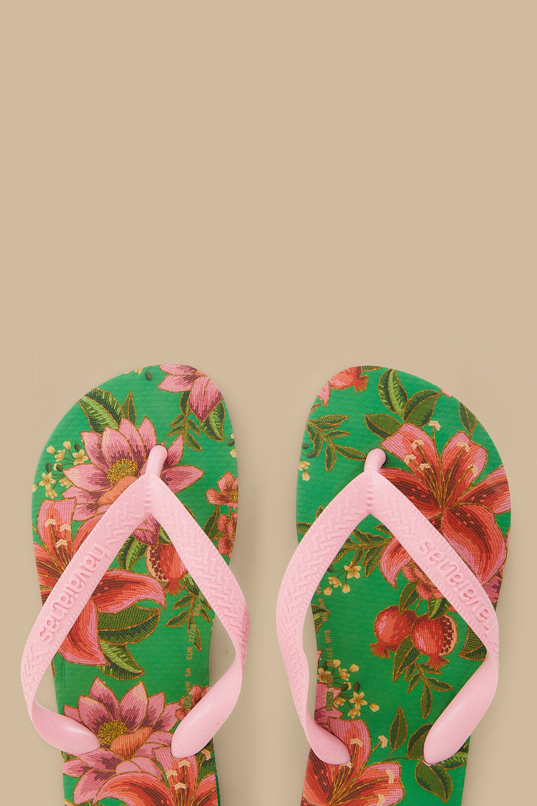 Havaianas de frutas verdes de verano