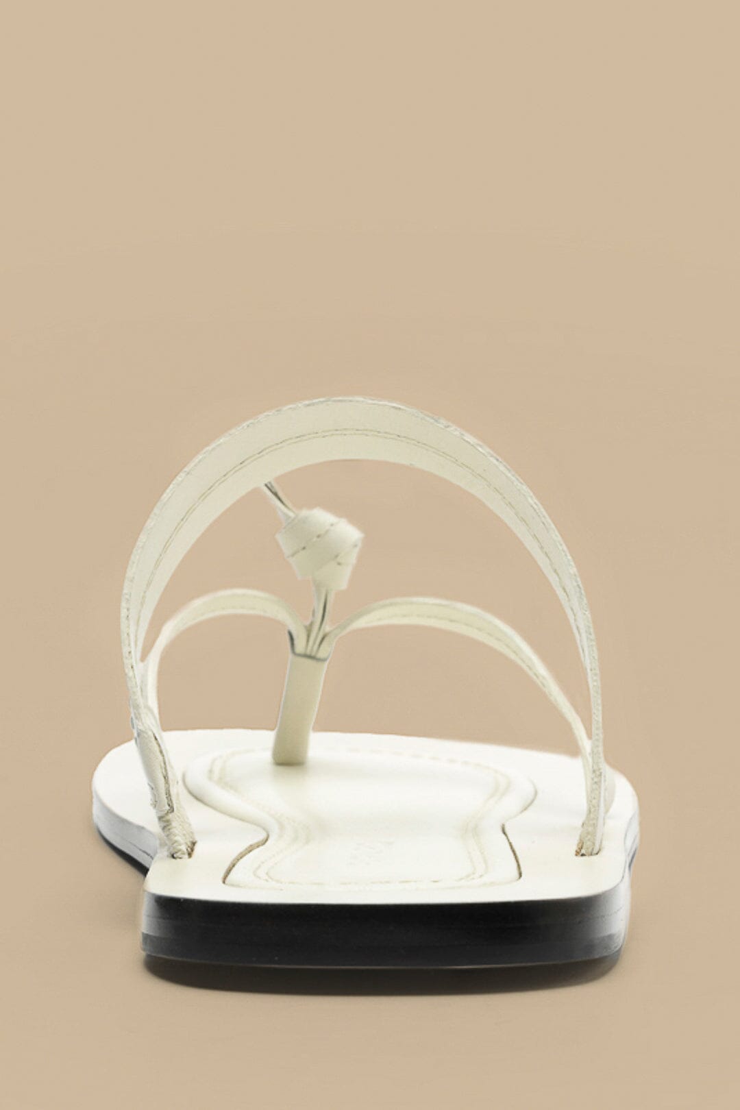Sandalia plana Ivory Tie