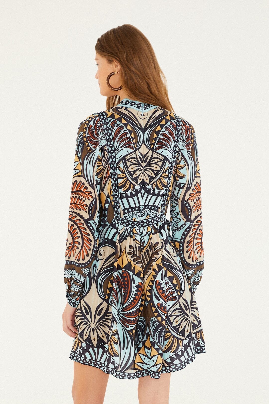 balamana multicolor mini dress