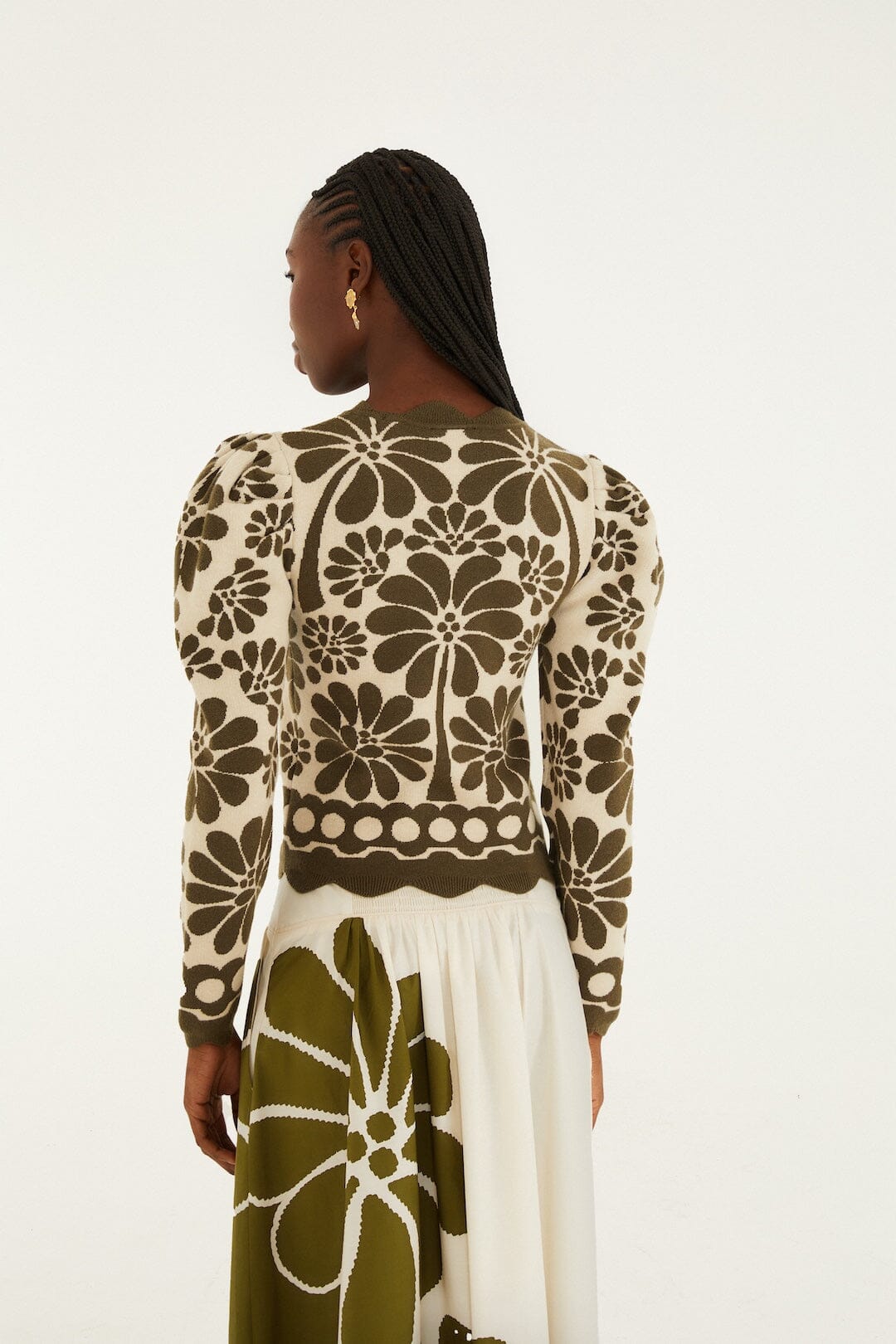 PALERMO GREEN KNIT TOP