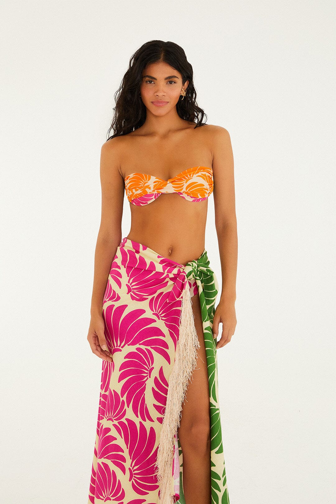 banana wings midi skirt