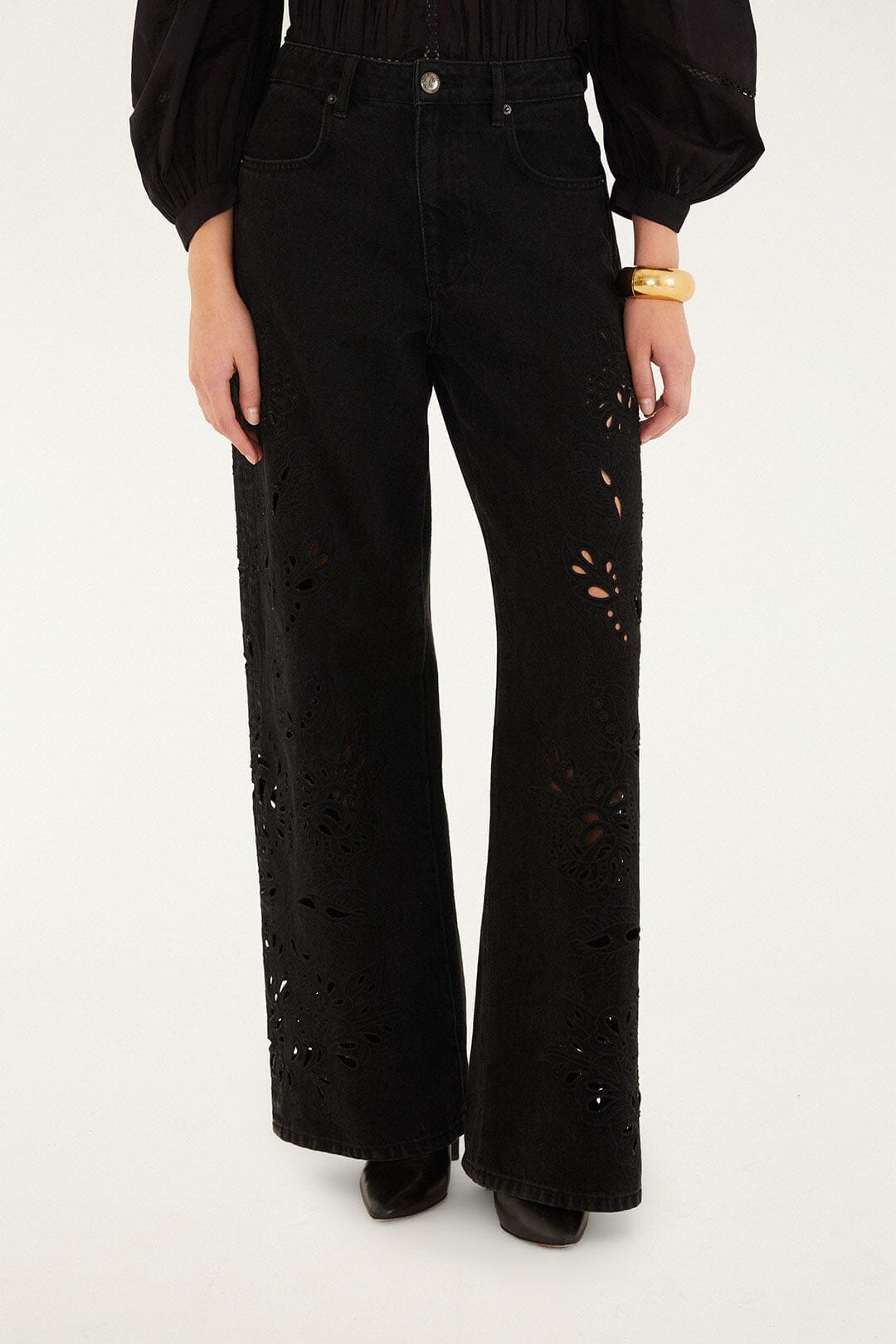 Pantalones vaqueros negros Richilieu