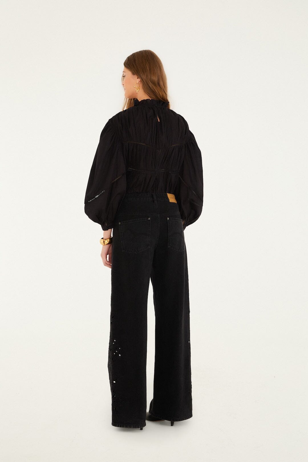 Pantalones vaqueros negros Richilieu