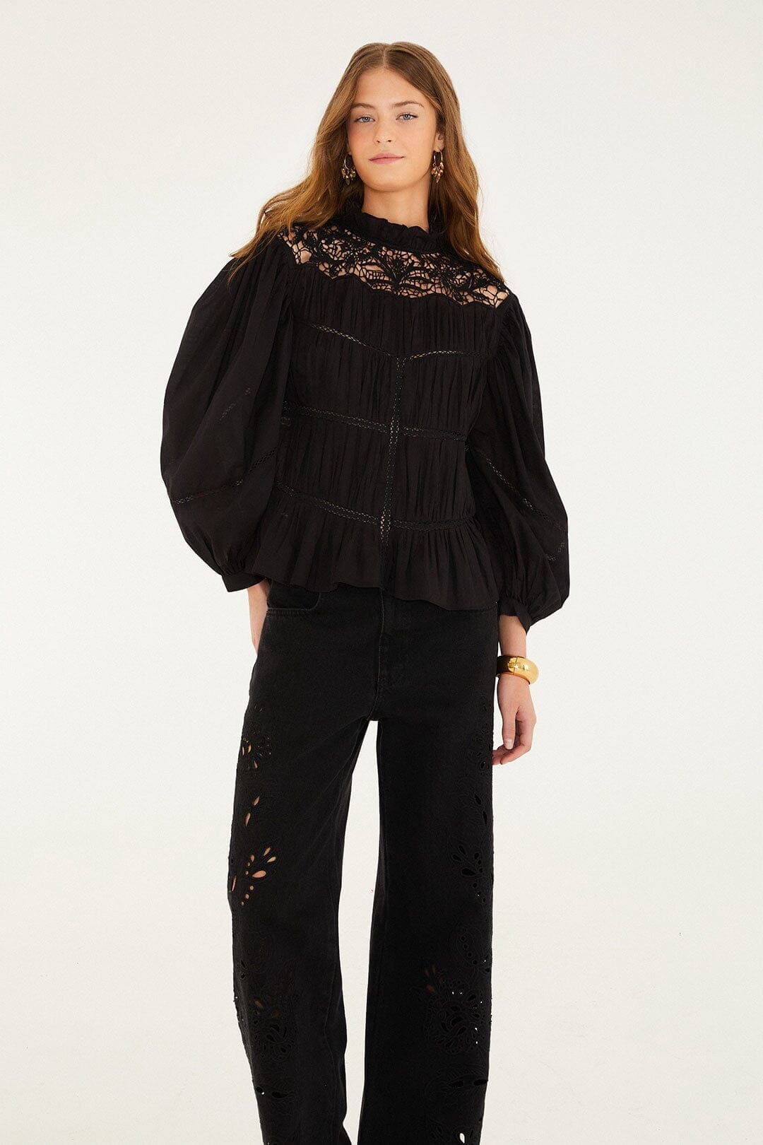 Pantalones vaqueros negros Richilieu