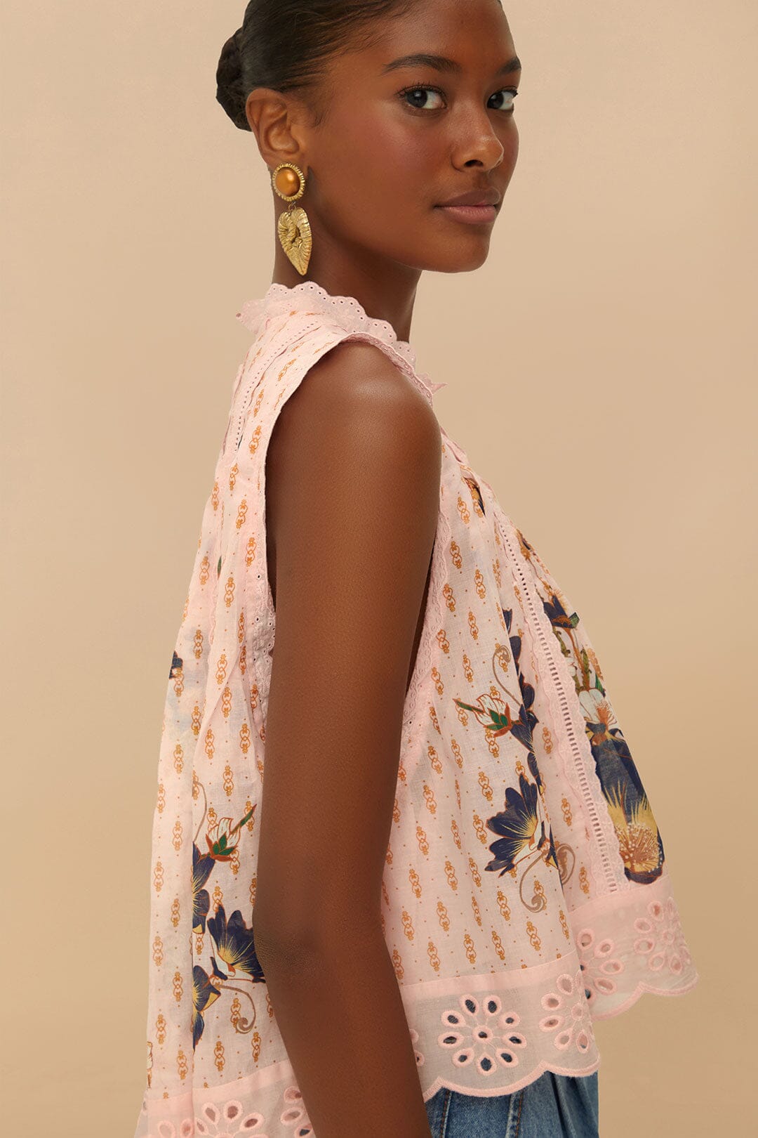 Blusa Dream Garden rosa