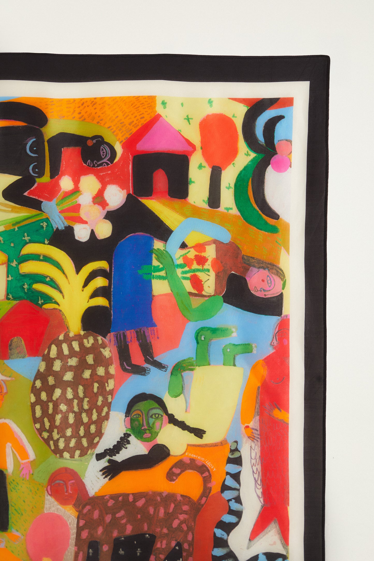 ANA LEOVY FARM RIO MULTICOLOR SCARF