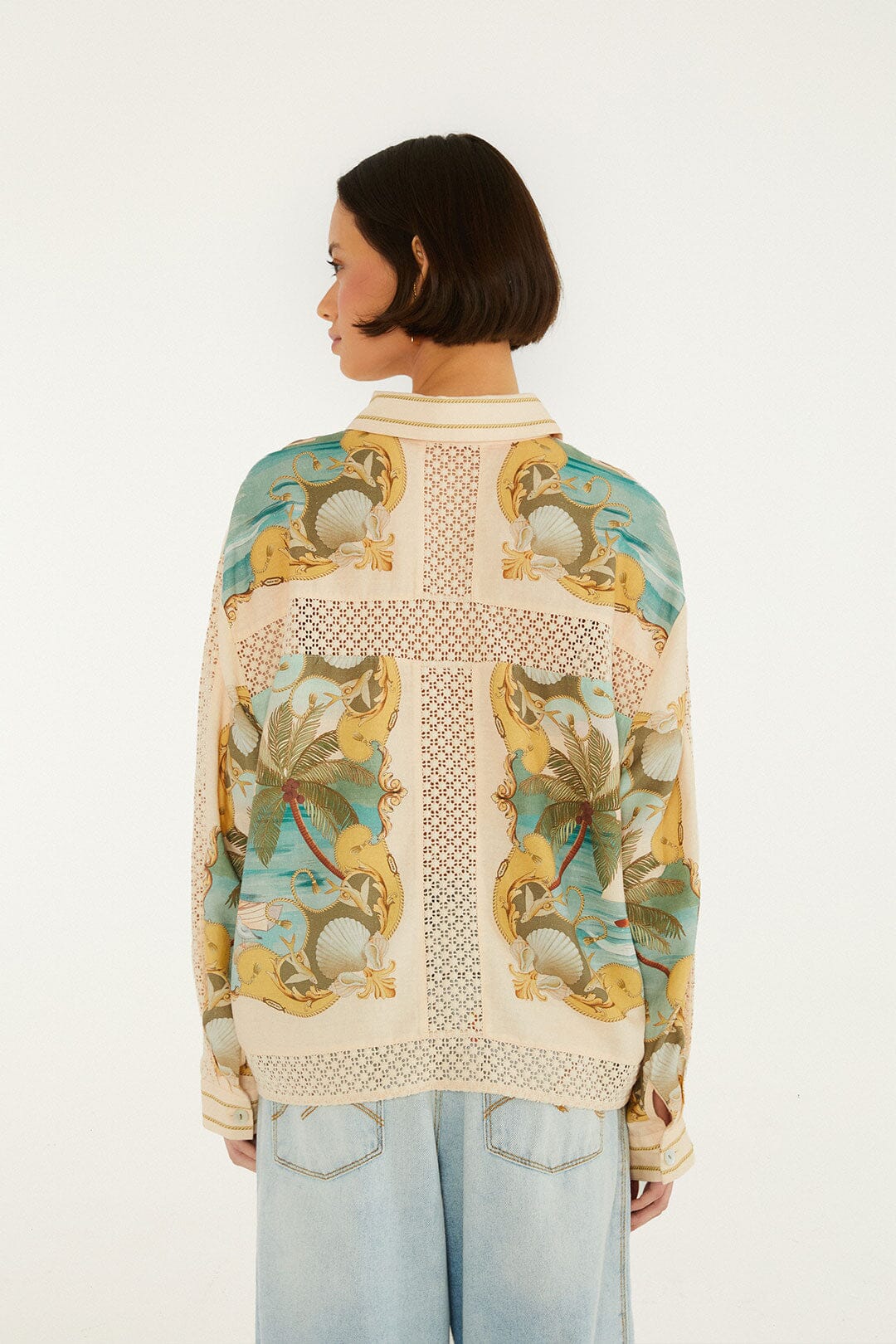 Camisa de Crochet Arena Royal Sea