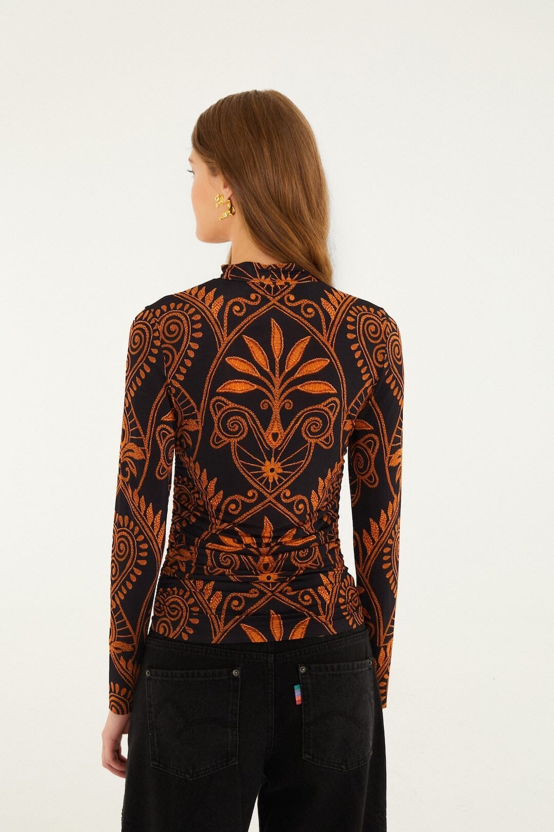 Blusa de punto negra Cornely Ainika