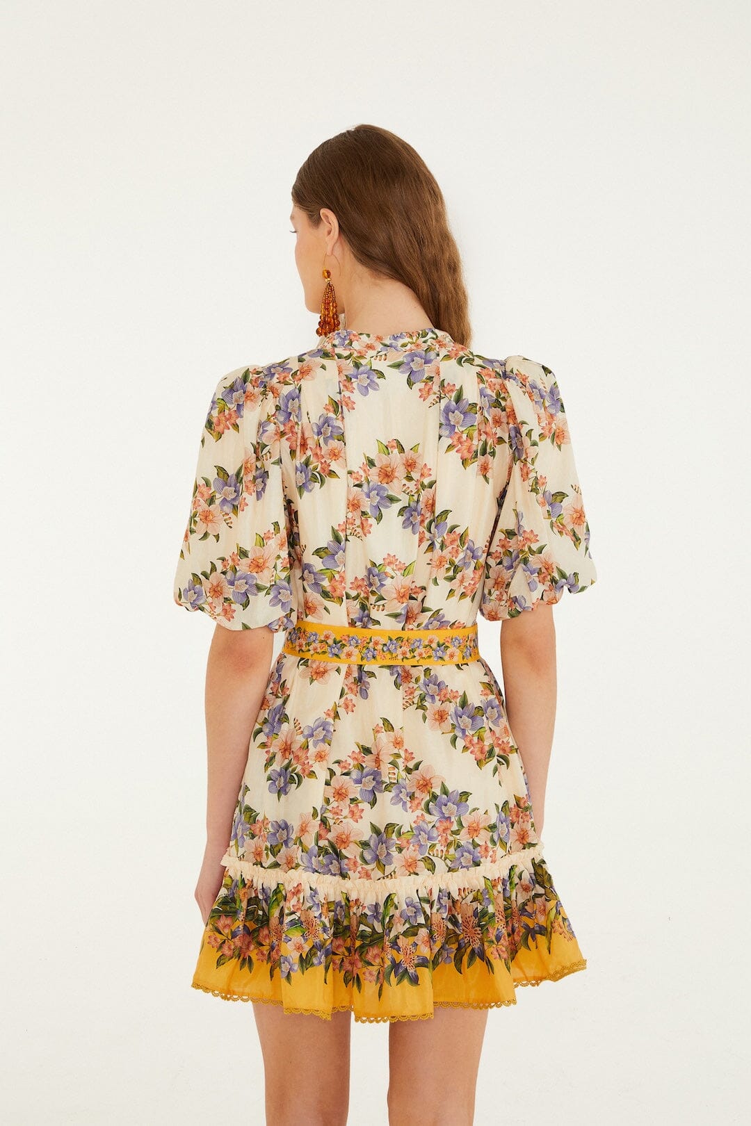 vestido mini hilo rayas arena
