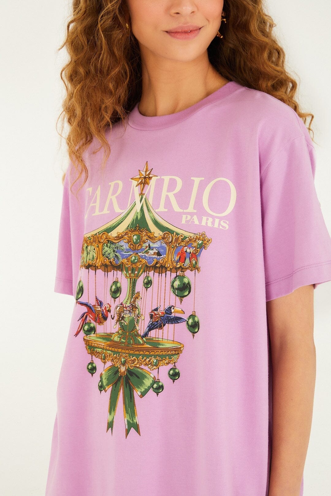 camiseta holgada del carrusel de París