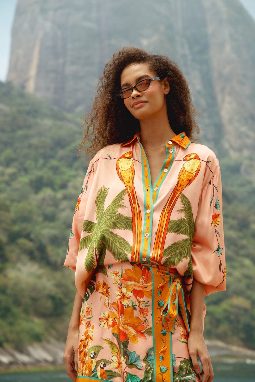 Camisa Multicolor Birds